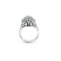 14K White Gold 1.95cttw Diamond Ring, size 6.5