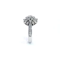 14K White Gold 1.95cttw Diamond Ring, size 6.5