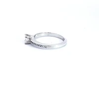 14K White Gold 0.45cttw Princess Cut Diamond Engagement Ring