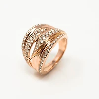 Rose Gold and Diamond Ring