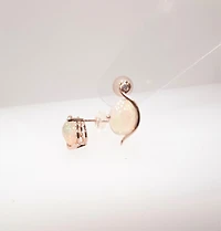 Opal & Diamond Earrings