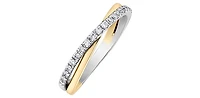 White and Yellow Gold Diamond Ring