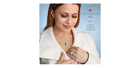 14K White Gold 1.50cttw Canadian Diamond Dangle Earrings
