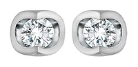 14K White Gold 0.20cttw Diamond Stud Earrings