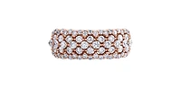 Tracking - 10K Rose Gold 1.00cttw Diamond Ring, size 6.5