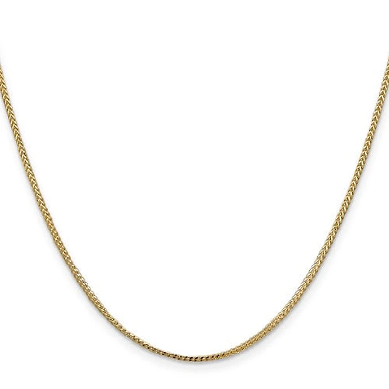 14K Gold 1.0mm Franco Chain - /