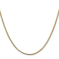 14K Gold 1.0mm Franco Chain - /