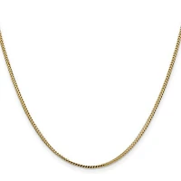 14K Gold 2.0mm Franco Chain - /