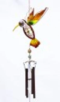 Copper 3D  Hummingbird Wind Chime