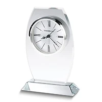 Howard Miller Cabri Beveled Crystal Quartz Table Alarm Clock