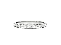 14K White Gold 0.40ctts Round Cut Diamond Wedding Band