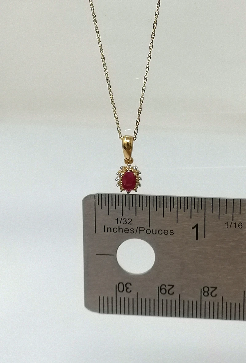 Ruby and Diamond Necklace