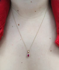 Ruby and Diamond Necklace
