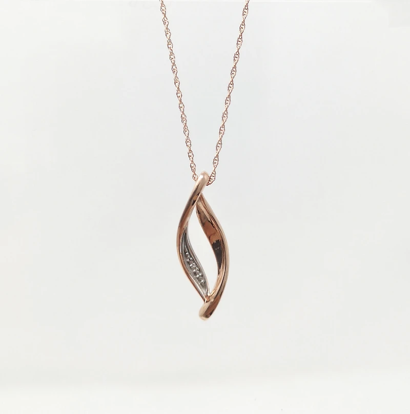 Rose Gold Diamond Pendant