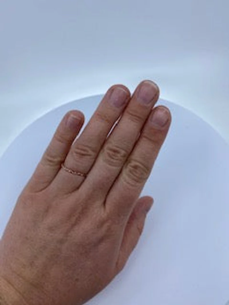 Rose Gold Diamond Ring - 4.5