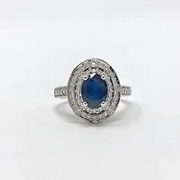Sapphire and Diamond Ring - 4.5