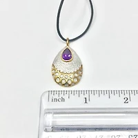 Silver Amethyst Pendant