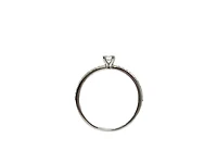 10K White Gold 0.30cttw Canadian Diamond Engagement Ring - / 4.5