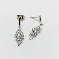 10K White Gold 0.50cttw Diamond Earrings