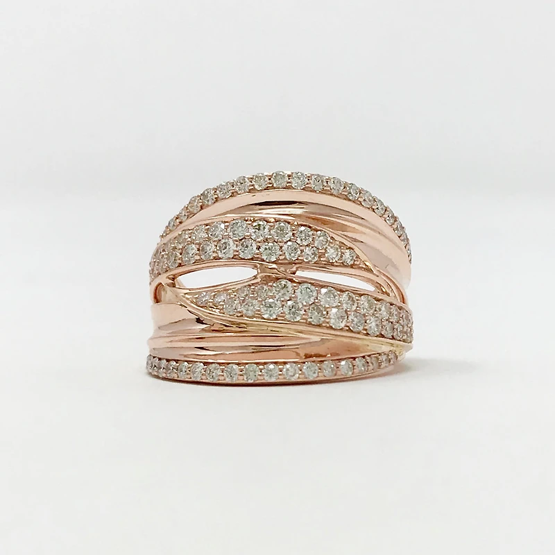Rose Gold and Diamond Ring