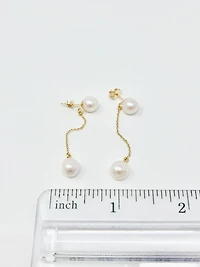 Cultured Pearl Dangle Earrings