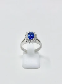 Sapphire and Diamond Ring