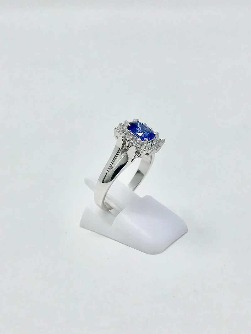Sapphire and Diamond Ring