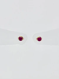 Ruby Stud Earrings