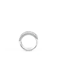 10K White Gold 2.00cttw Diamond Pavé Ring-Size 6.5