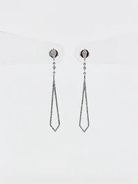 14K Gold 0.44cttw Diamond Dangle / Chandelier Earrings