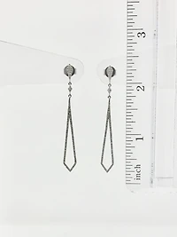 14K Gold 0.44cttw Diamond Dangle / Chandelier Earrings