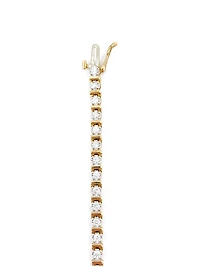 10K Yellow Gold 1.50cttw Diamond Tennis Bracelet, 7" - Yellow Gold