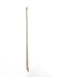 10K Yellow Gold 2.00cttw Diamond Tennis Bracelet, 7"