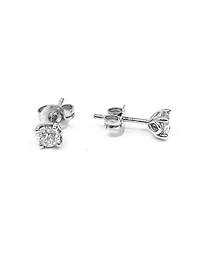 14K White Gold 0.50cttw Canadian Diamond Earrings