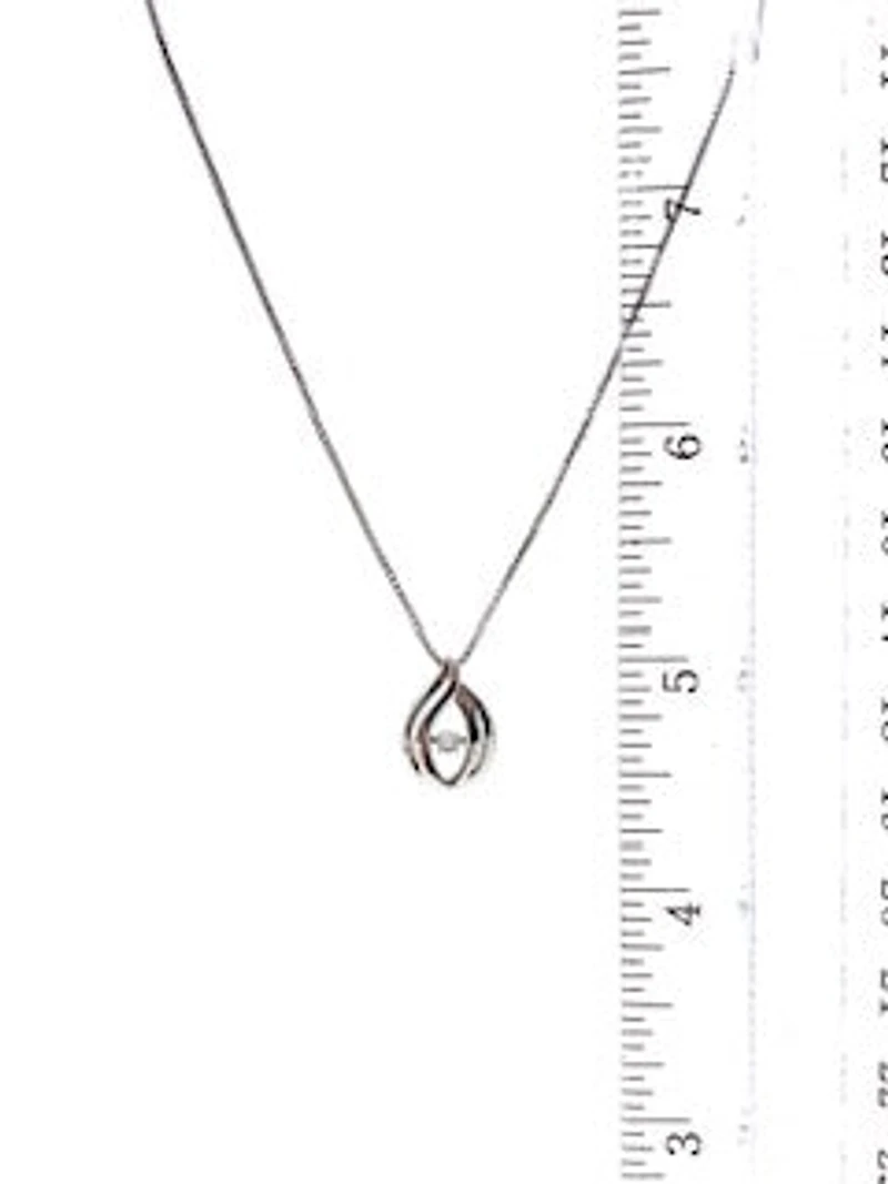 Diamond Silver Necklace