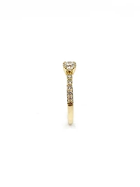 14K Yellow Gold 0.70cttw Canadian Diamond Engagement Ring, size 6.5 - 4.5