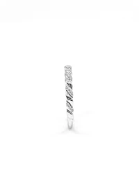 10K Gold 0.10cttw Diamond Stacking Ring / Band