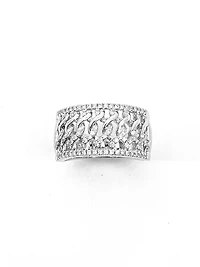 14K White Gold 0.50cttw Diamond Ring, size 6.5