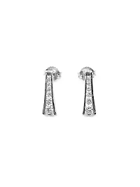 10K White Gold 0.32cttw Diamond Dangle/Drop Earrings