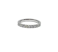Platinum 0.50cttw Diamond Wedding Band, size 7