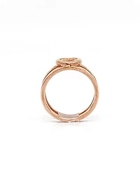 10K Rose Gold Heart Ring, size 6.5