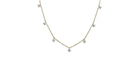 14K Yellow Gold Lab Grown 1.61cttw Diamond Necklace, 18"