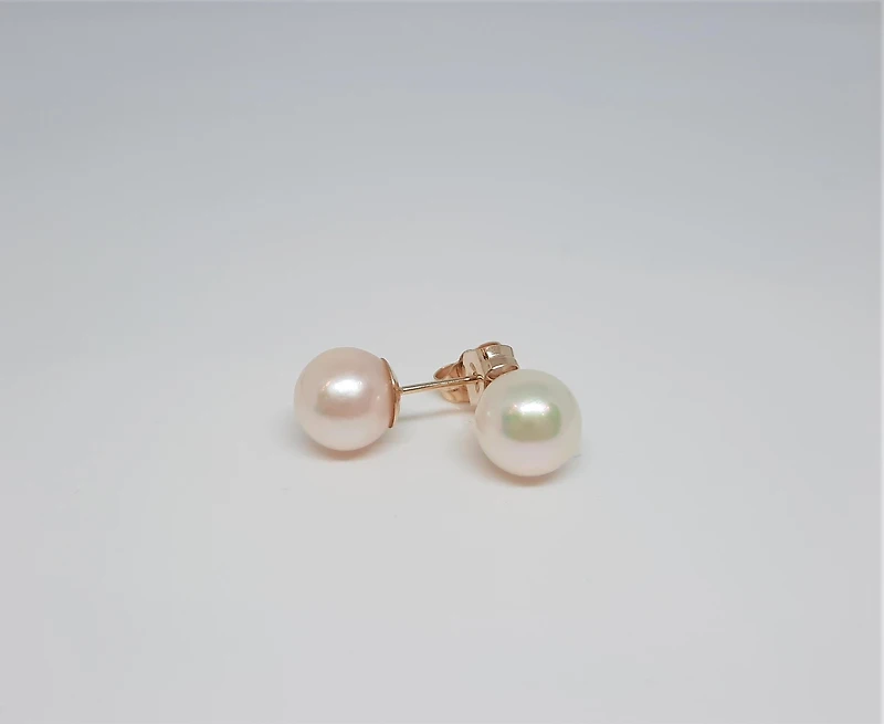 6.5-7.0mm Pearl Stud Earrings