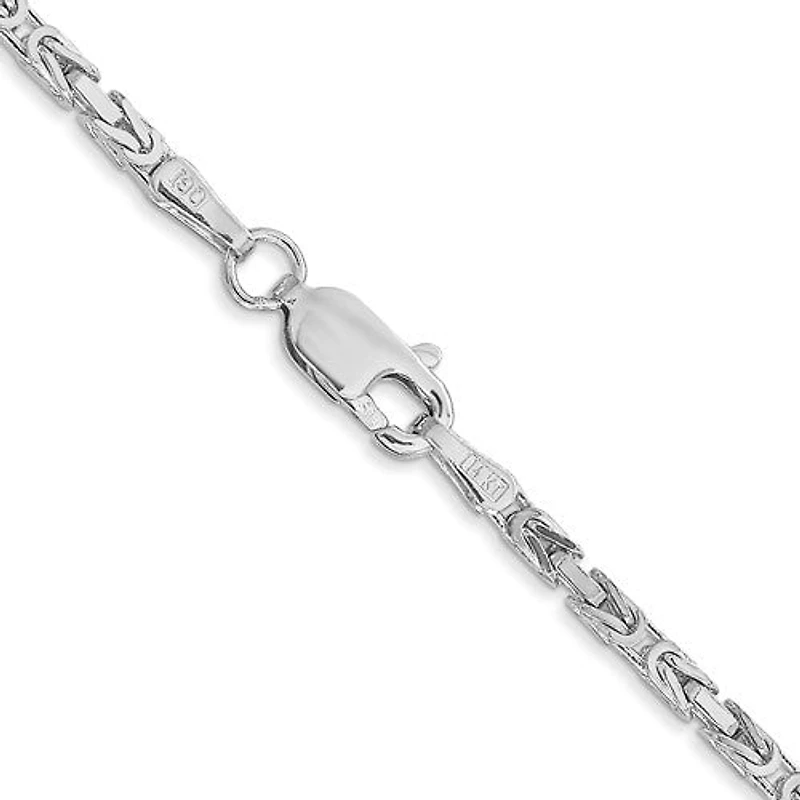 14K Gold 2.0mm Byzantine Chain - /