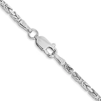 14K Gold 2.0mm Byzantine Chain - /