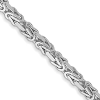 14K Gold 2.0mm Byzantine Chain - /