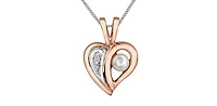 Rose Gold Pearl Necklace