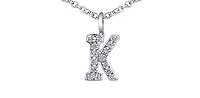 Diamond Initial Pendant