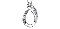White Gold Diamond Pendant