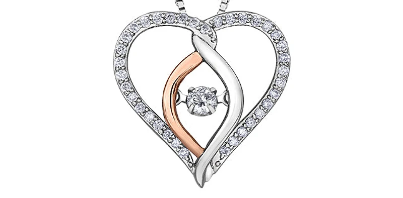 Heart shape Diamond Necklace